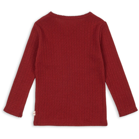 Konges Sløjd Red Dahlia Minnie Blouse Gots