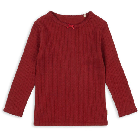 Konges Sløjd Red Dahlia Minnie Blouse Gots
