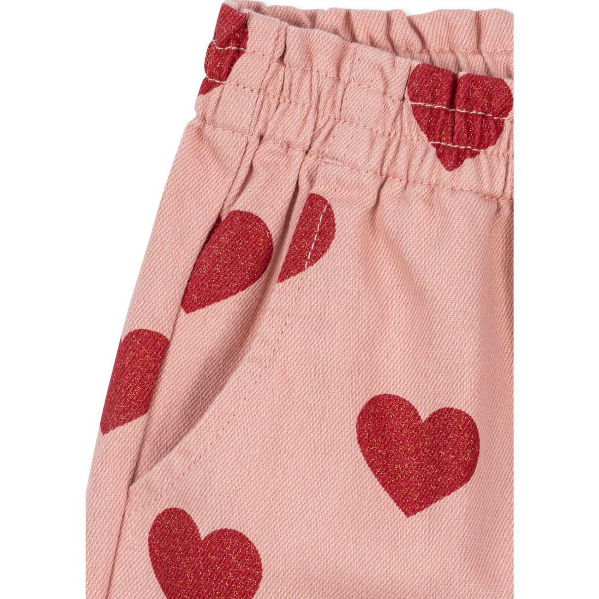 Konges Sløjd Amour Glitter Magot Frill Pants Denim Gots