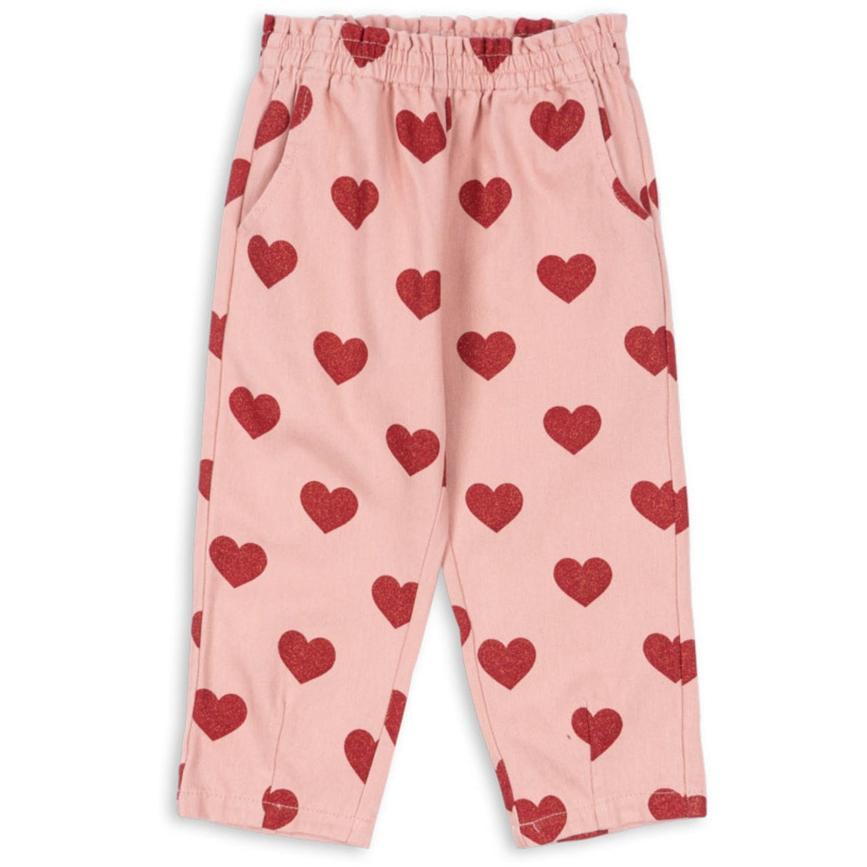Konges Sløjd Amour Glitter Magot Frill Pants Denim Gots