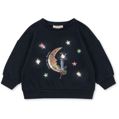 Konges Sløjd Dark Navy Loupy Lou Sweat Shirt Ocs