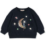 Konges Sløjd Dark Navy Loupy Lou Sweat Shirt Ocs