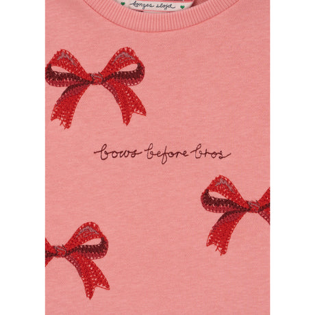 Konges Sløjd Strawberry Ice Lou Bow Sweat Dress Ocs