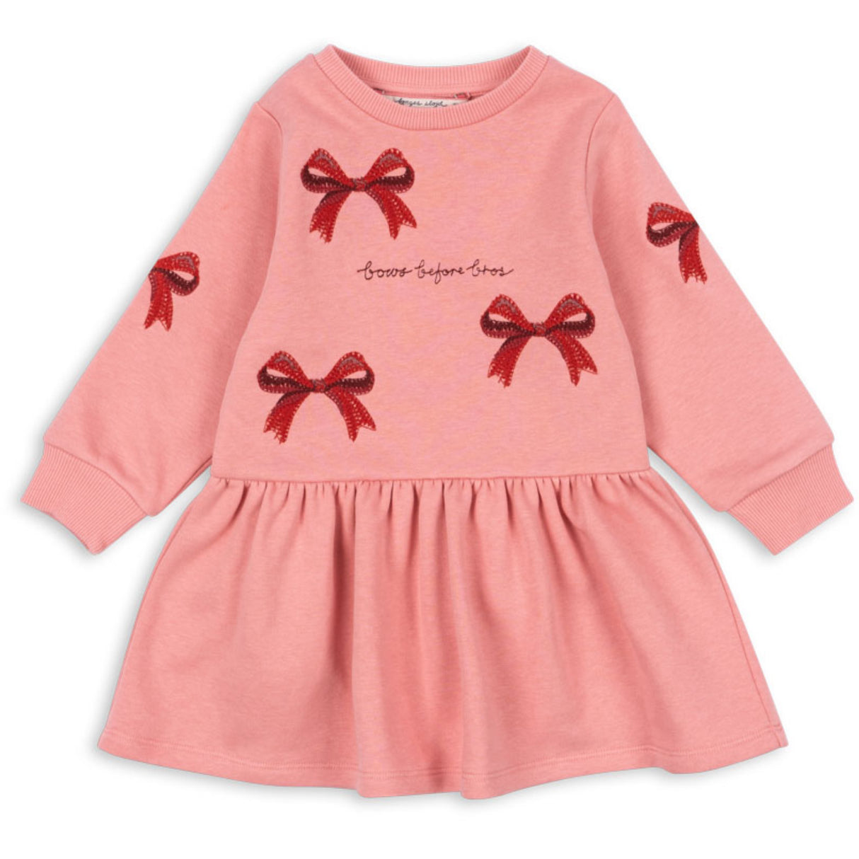 Konges Sløjd Strawberry Ice Lou Bow Sweat Dress Ocs