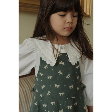 Konges Sløjd Optic White Coeur Collar Shirt Gots