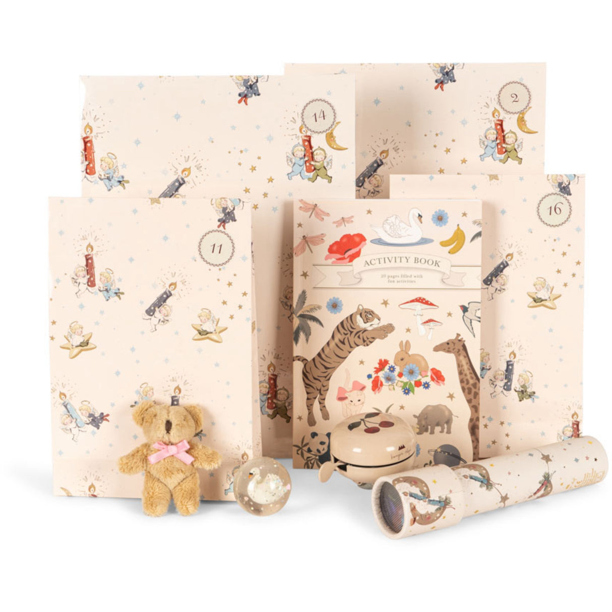 Konges Sløjd Beige Christmas Calendar With 24 Gifts