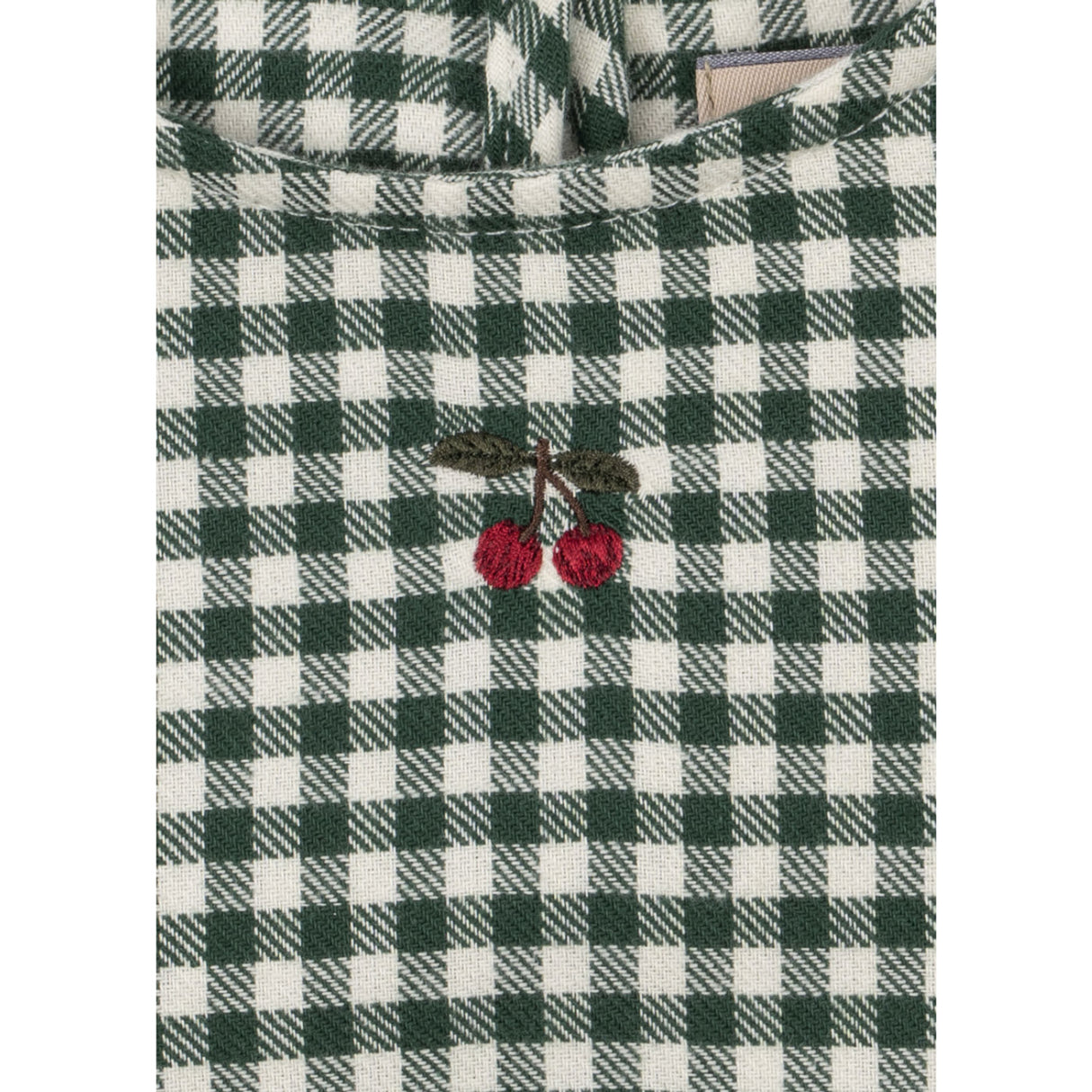 Konges Sløjd Green Check Foret Dress Gots