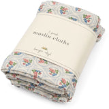 Konges Sløjd Verona Blues 3 Pack Muslin Cloth Gots