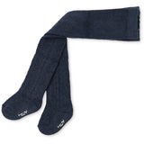 Konges Sløjd Navy Wool Pointelle Tights