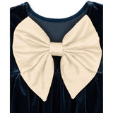 Konges Sløjd x Luksusbaby Navy Blazer Gia Bow Dress Grs