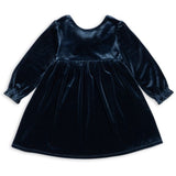 Konges Sløjd x Luksusbaby Navy Blazer Gia Bow Dress Grs
