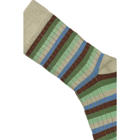 minipop® Green Bamboo Multi Stripe Socks