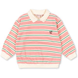 Konges Sløjd Blush Bound Stripe Spotty Ls Polo Gots