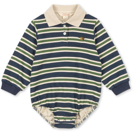 Konges Sløjd Spellbound Stripe Spotty Ls Romper Gots
