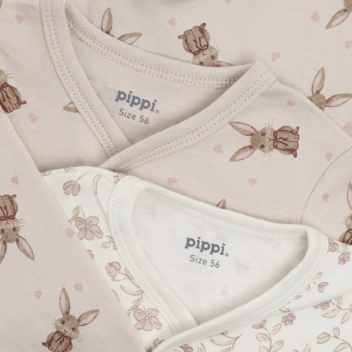 Pippi Violet Ice Nightsuit W/F -Buttons 2-Pack