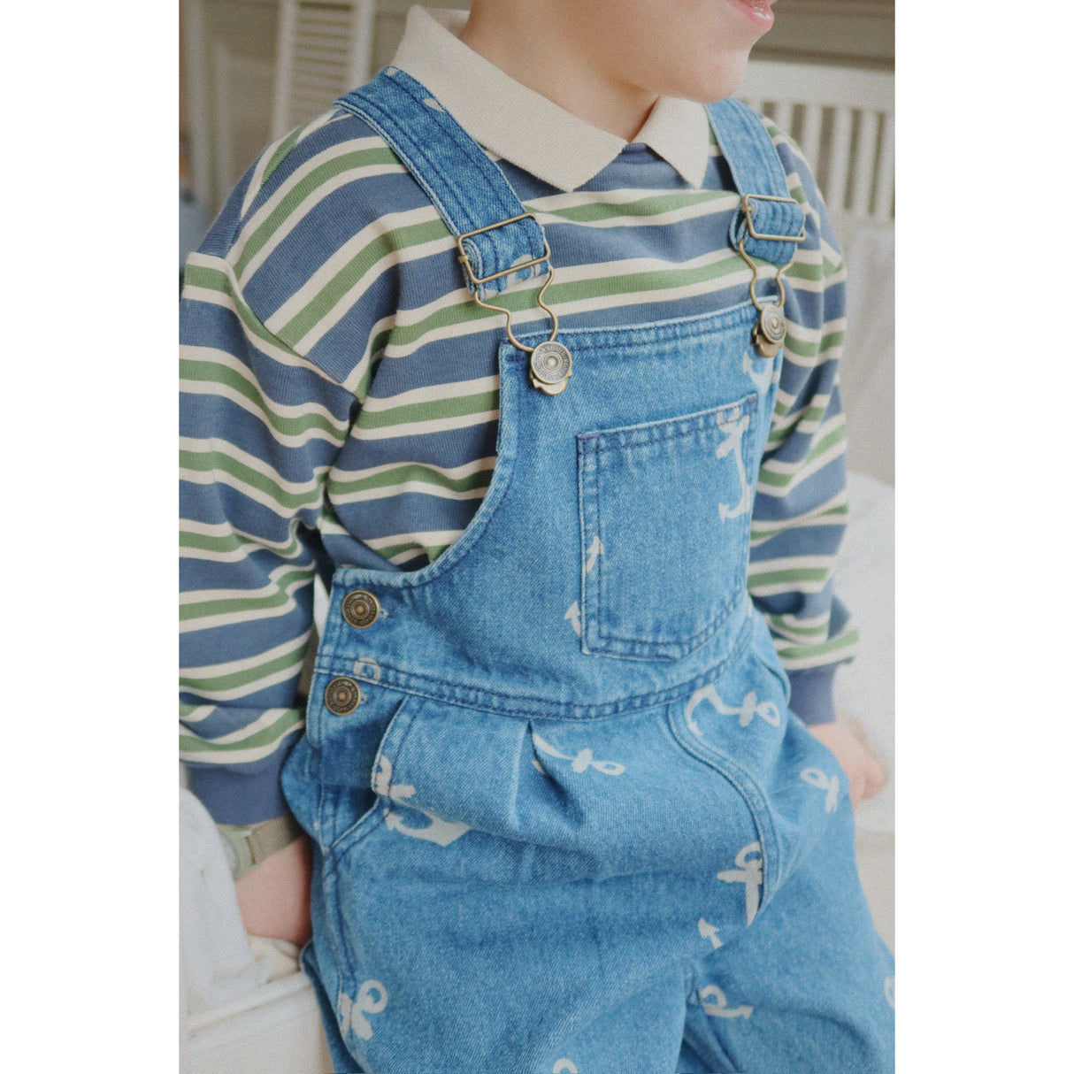 Konges Sløjd Anchor Aok Magot Overalls Denim Gots