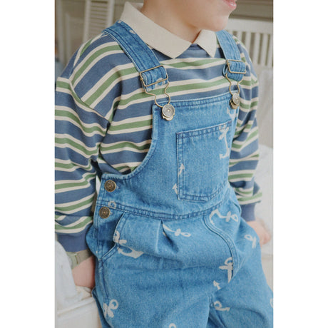 Konges Sløjd Anchor Aok Magot Overalls Denim Gots