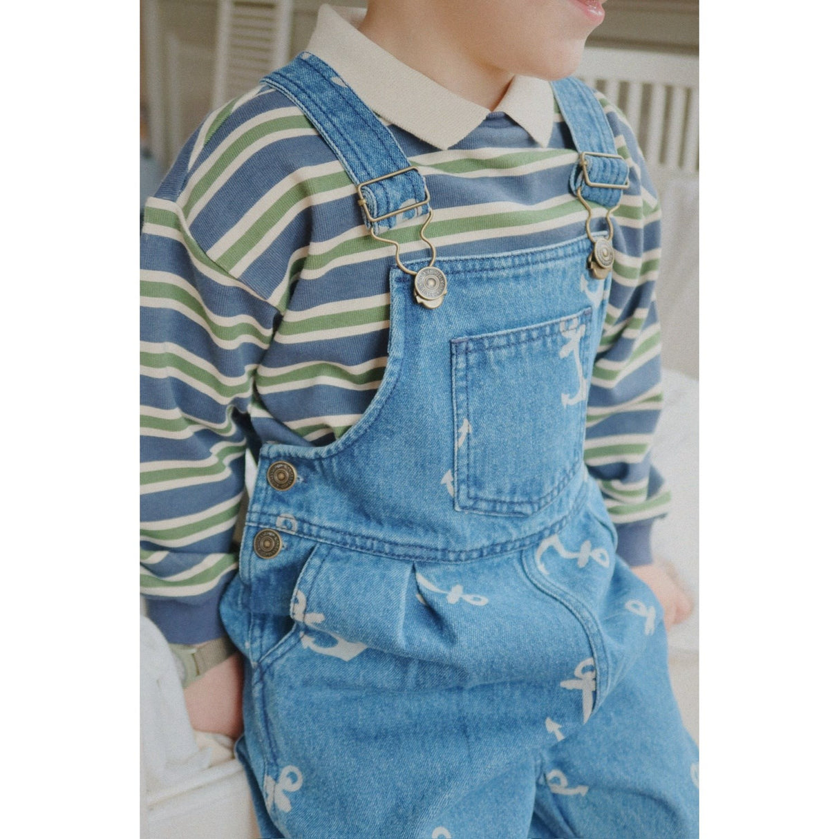 Konges Sløjd Anchor Aok Magot Overalls Denim Gots