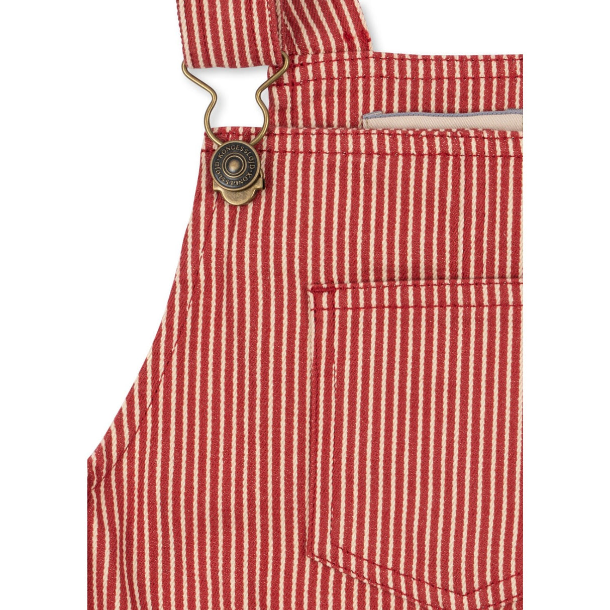 Konges Sløjd Milk Rouge Stripe Luc Spencer Dress Gots