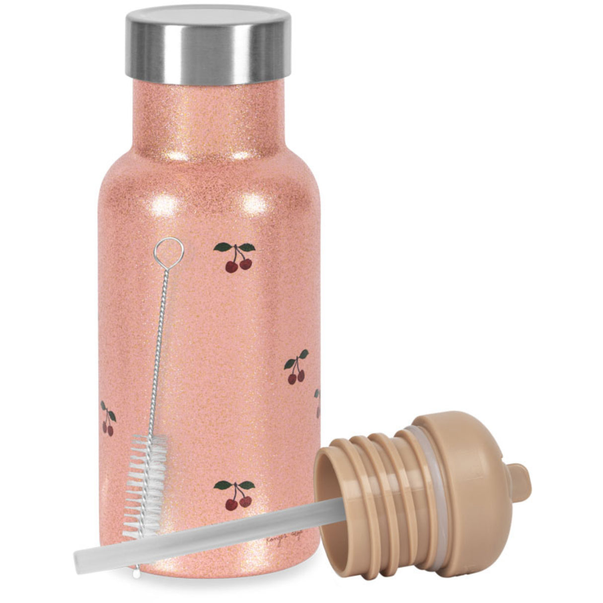 Konges Sløjd Cherry Glitter Glitter Thermo Bottle