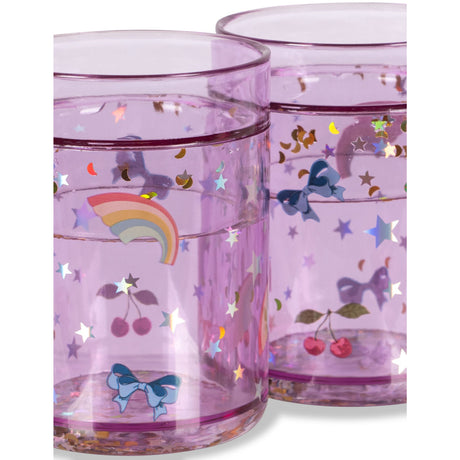 Konges Sløjd Rainbow Twinkle 2 Pack Glitter Cups