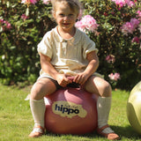 Find that Hippo Hoppebold - Color Tyrkisk Rose, Str. 45 Cm