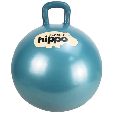 Find that Hippo Hoppebold - Color Mørk Cyan, Str. 45 Cm