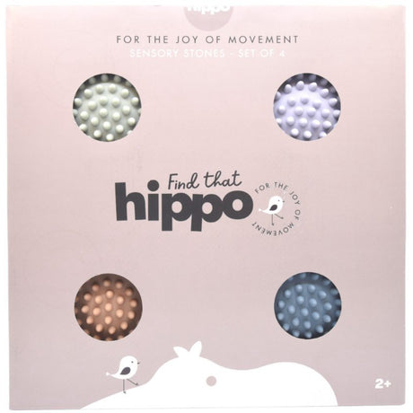 Find that Hippo Sanse-Sten - Set With 4 Stk., Model Sunset