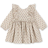 Konges Sløjd Verona Blues Cianna Ls Bow Dress Gots