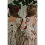 Konges Sløjd Verona Blues Cianna Ls Bow Dress Gots