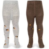 Konges Sløjd Lemon 2 Pack Jaquard Tights Lemon