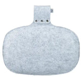 Curve Lab Light Grey Felt Pillow