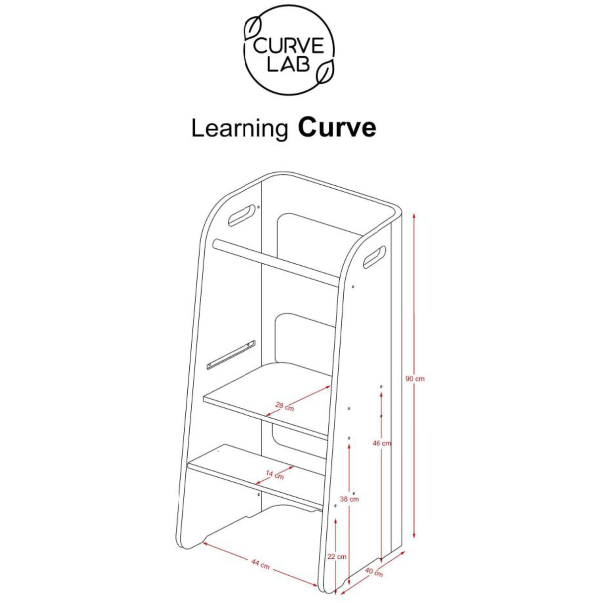 Curve Lab Oak Learning Tower Curve