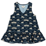 Konges Sløjd x Luksusbaby Swan Fen Dress Gots