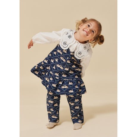 Konges Sløjd x Luksusbaby Swan Fen Dress Gots
