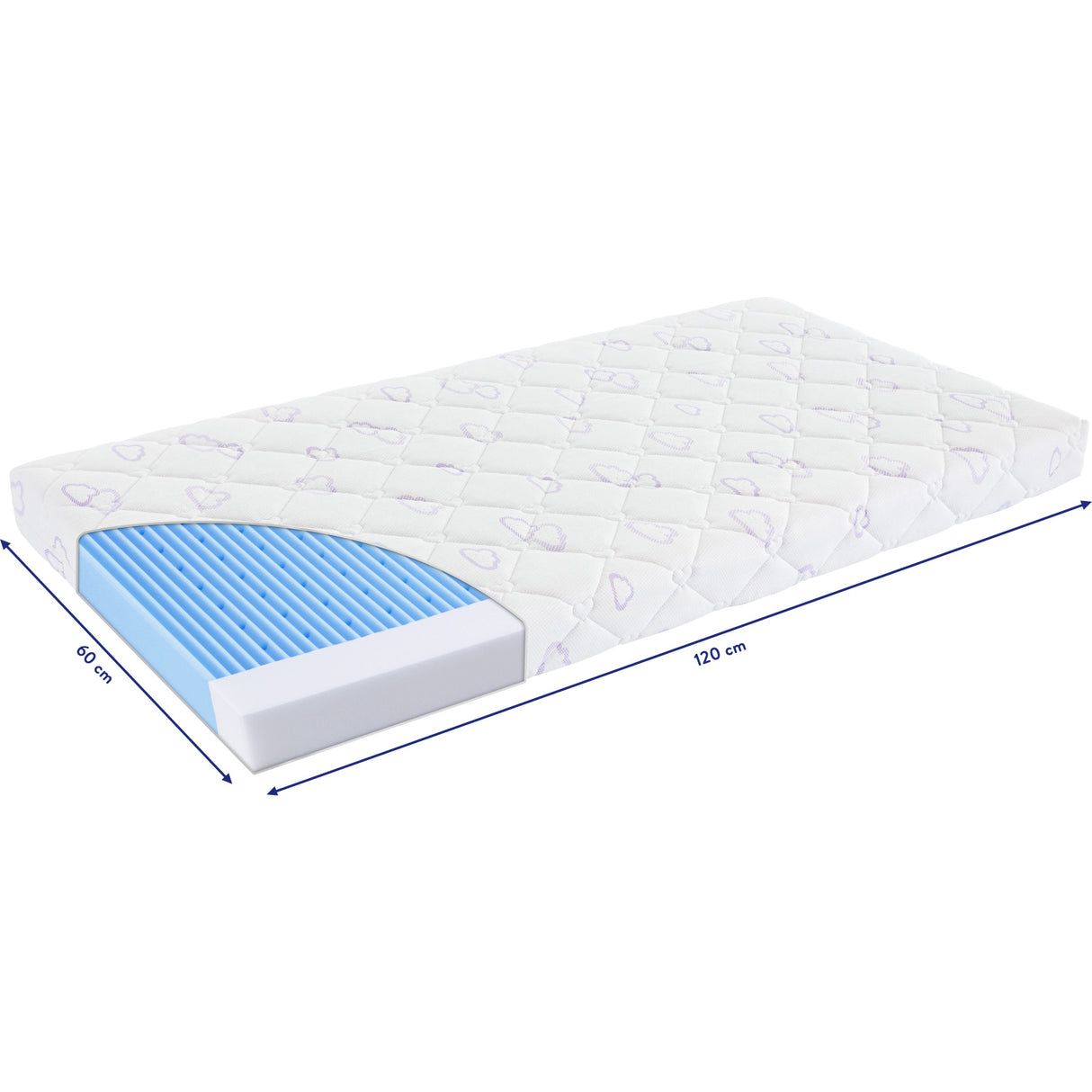 Träumeland White Mattress Air Flow Comfort