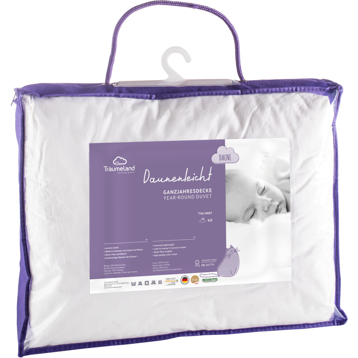 Träumeland White Duvet Daunenleicht