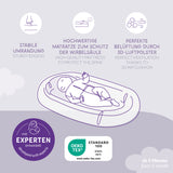 Träumeland Grey Baby Nest Home Air Grey Melange