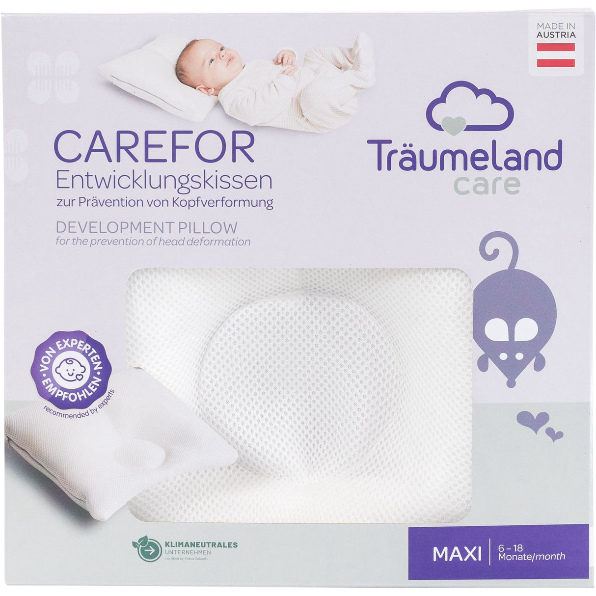 Träumeland White Pillow Carefor Maxi (From 6 To 18 Months)