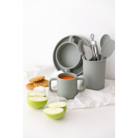 Everleigh & Me Charcoal Dinner Set