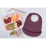 We Might Be Tiny Blomme & Lyselilla 2-Pack Bibs