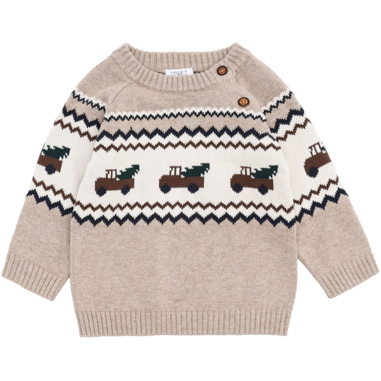 Hust & Claire Beige Melange Perry Truck