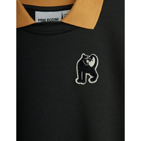 Mini Rodini Black Panther Patch Collar Sweatshirt