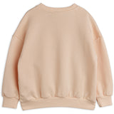 Mini Rodini Pink Heart In Shoes Chenille Sweatshirt