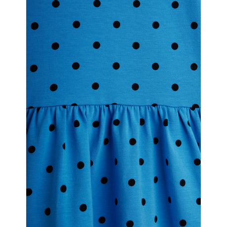 Mini Rodini Blue Polka Dots AOP Ls Dress
