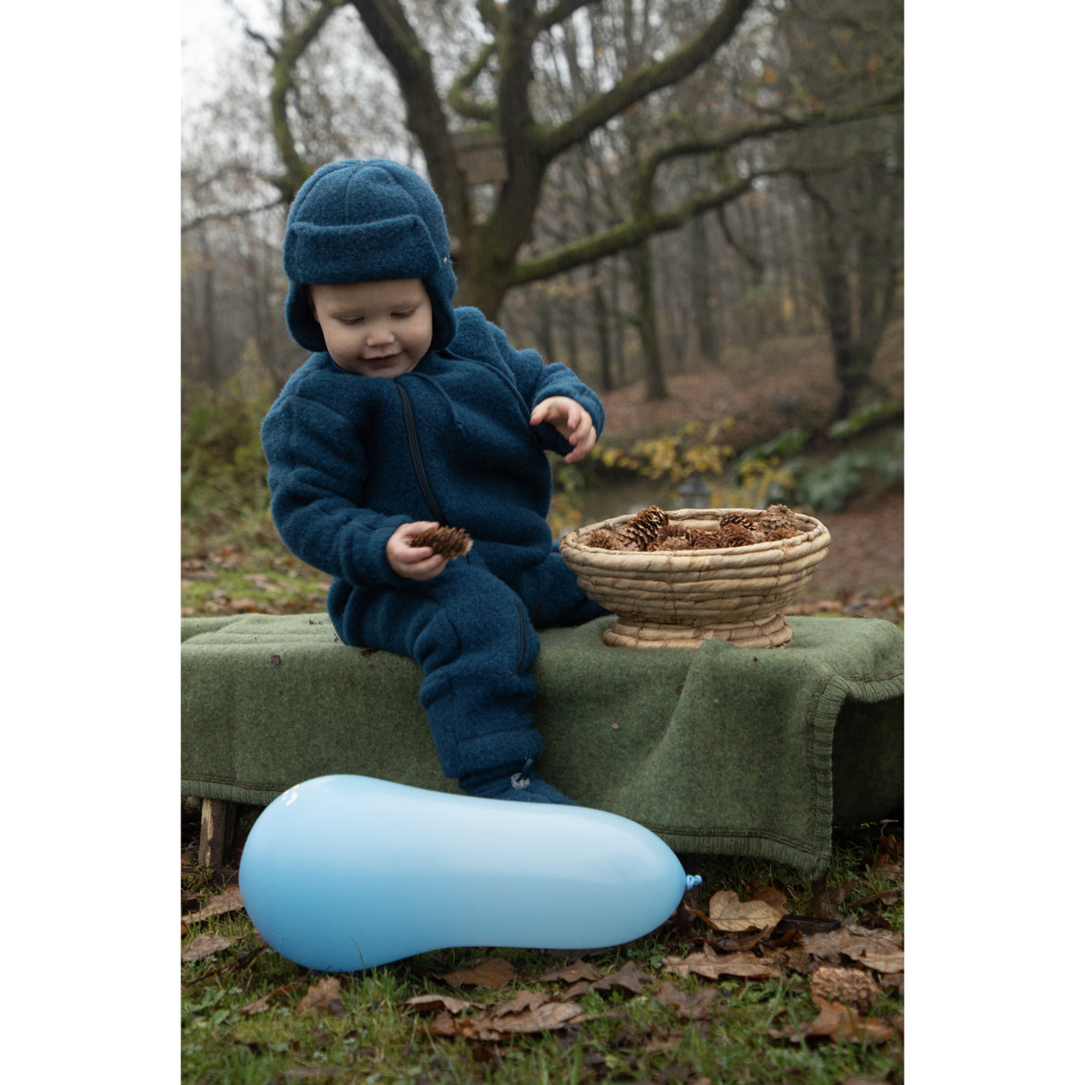 Joha Dark Turquoise Onesie 2-I-1