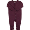 Joha Plum Nightsuit 2-in-1 Fødder