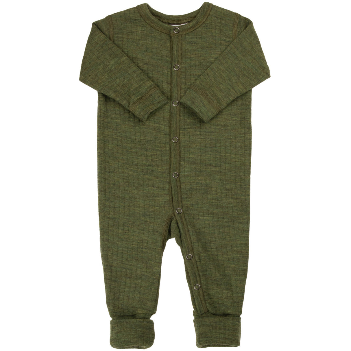 Joha Dark Olive Nightsuit 2-in-1 Fødder