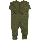 Joha Dark Olive Nightsuit 2-in-1 Fødder