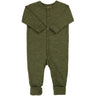 Joha Dark Olive Nightsuit 2-in-1 Fødder